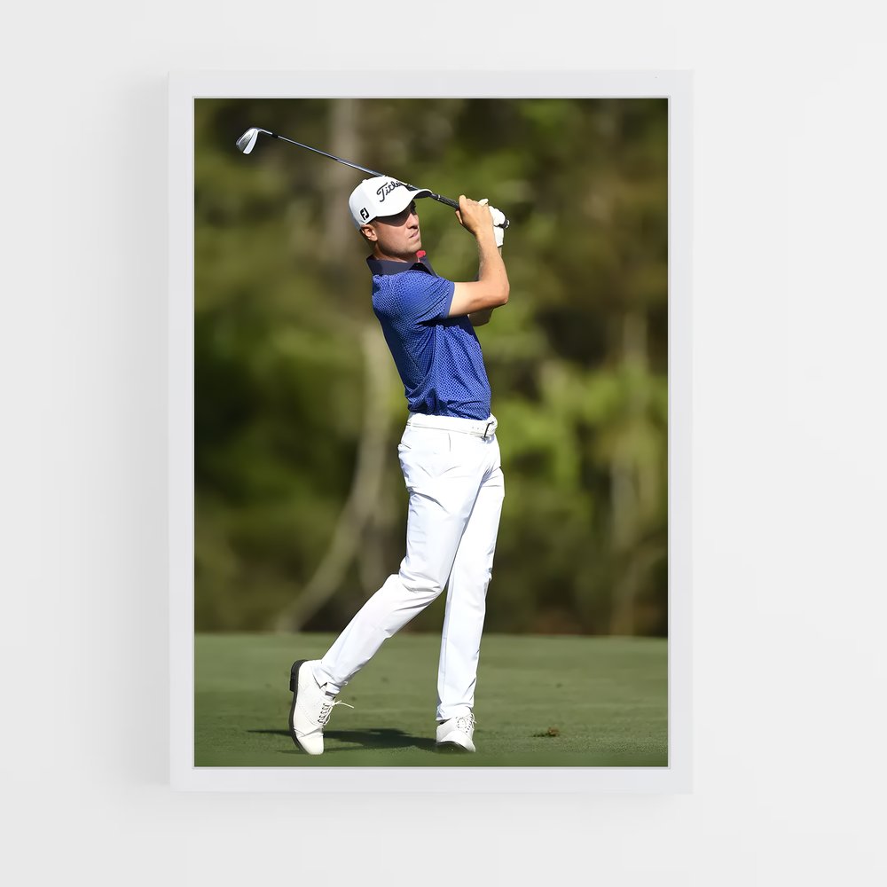 Poster Justin thomas – affiche Golf (vue 3)